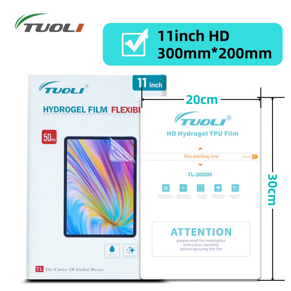 Screen Protector Cutter - TUOLI 10 шт. универсальная пленка для